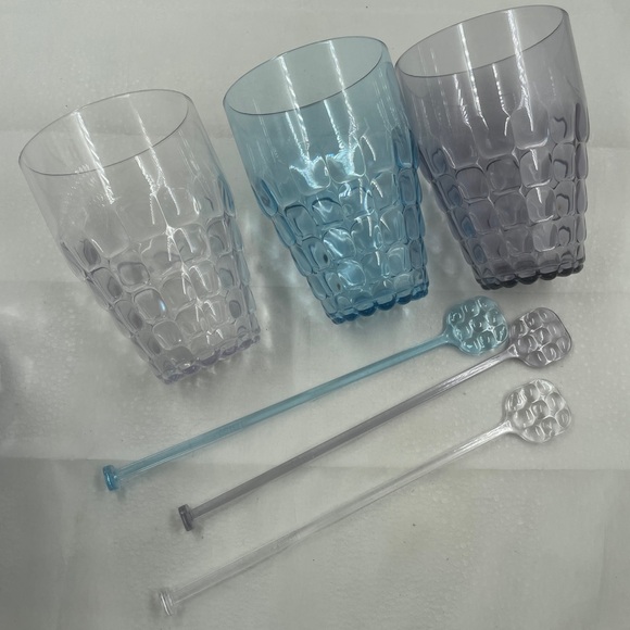 Guzzini Pitcher, Cups, and Swizzle Sticks - Picture 9 of 9